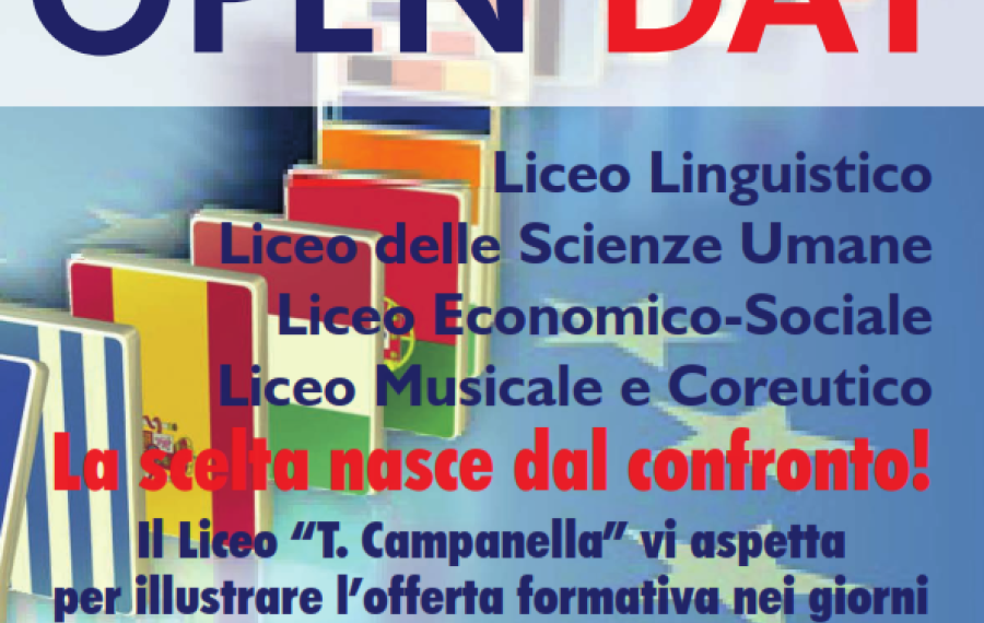 Open Day - 16 dicembre 2022